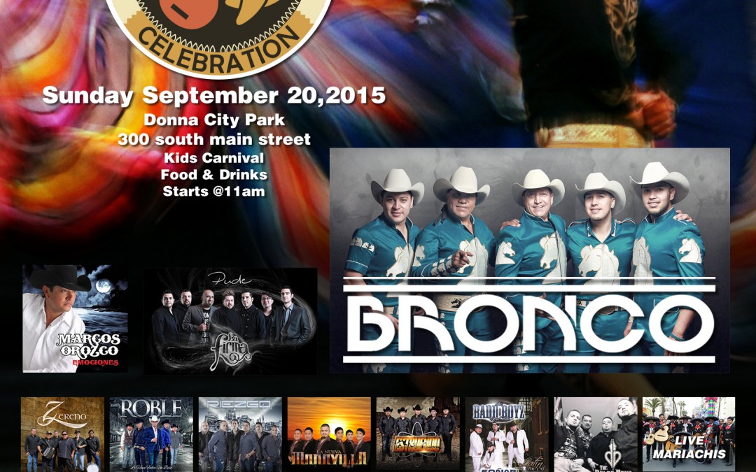 Hispanic Heritage Celebration on September 20th @ Donna City Park